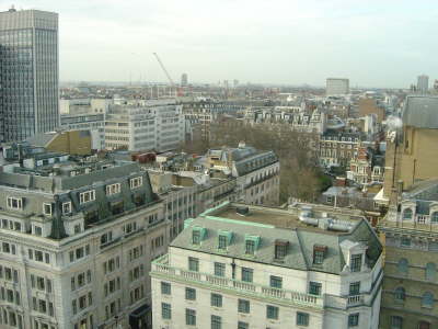 View from Hotel in London
